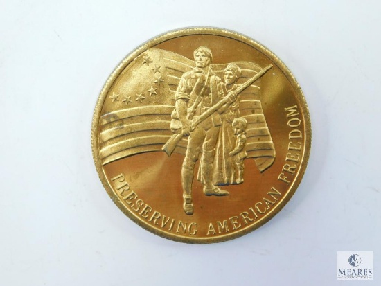 Honoring The American Veteran Token, Preserving American Freedom, Dollar Size