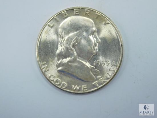 1953-S Franklin Half, MS 63