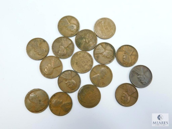 Lincoln Cents 1928 P-D-S, 29 P-D-S, 31, 32, 34 P-D, 35 P-D-S, 39 P-D-S