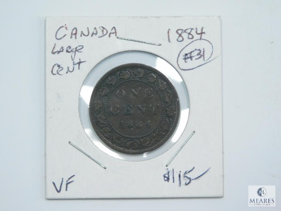 1884 (VF) Canada Large Cent