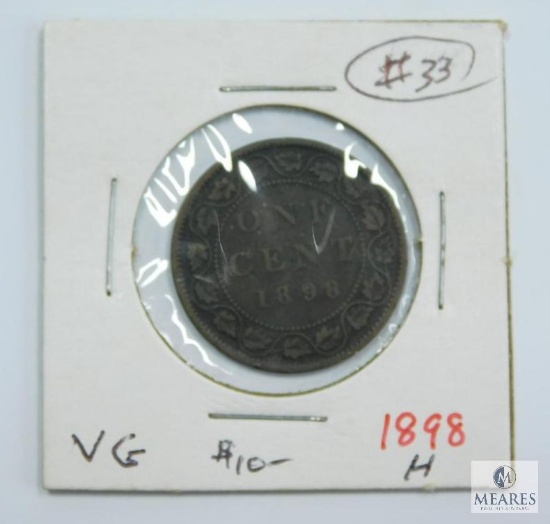 1898-H (VG) Canada Large Cent
