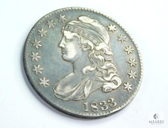 1833 Capped Bust Half Dollar - Toned
