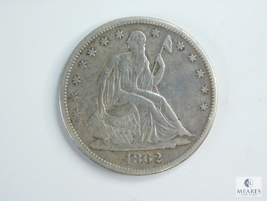1862-S Seated Liberty Half Dollar