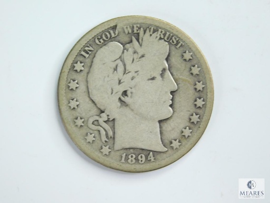 1894-S Barber Half Dollar