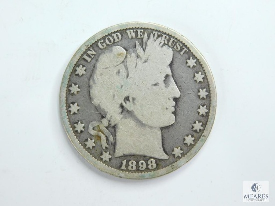 1898 Barber Half Dollar