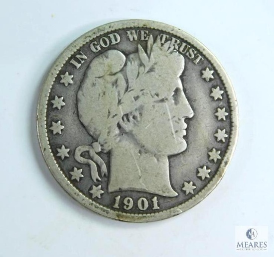 1901 Barber Half Dollar
