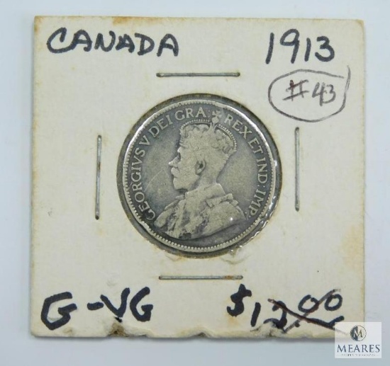 1913 Canada Quarter (G-VG)