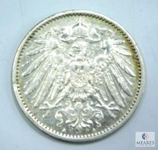 1905-A Silver German 1 Mark