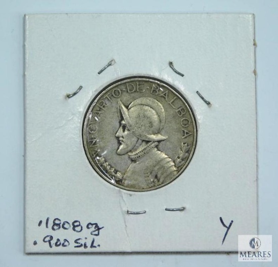 1947 Panama Silver 1/4 Balboa
