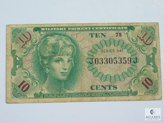Military Payment Certificate 10 Cents Series 641