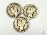 1927 P-D-S Mercury Dimes