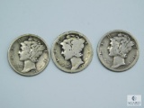 1928 P-D-S Mercury Dimes
