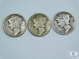 1929 P-D-S Mercury Dimes