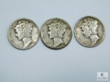 1935 P-D-S Mercury Dimes