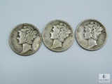 1938 P-D-S Mercury Dimes