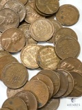 Approximately Four Rolls Wheat Cents