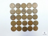 25 British Half Pennies, All in 1920's
