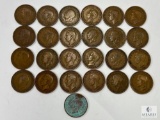 25 British Half Pennies, All in 1930's