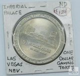 Imperial Palace $1.00 Gaming Token, Las Vegas Nev.