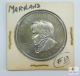 Maryland State Medal, Dollar Size