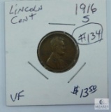 1916-S (VF) Lincoln Cent