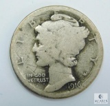 1916-S Mercury Dime