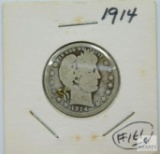 1914 Barber Quarter