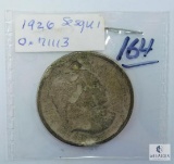 1926 Sesquicentennial Commem. Half, Plugged Hole