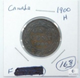 1900-H Canada Large Cent, F