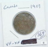 1907 Canada Large Cent, VF-XF