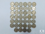 Roll (40) 1951-S Jefferson Nickels