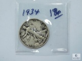 1934 VF Walking Liberty Half