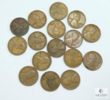 Lincoln Cents 1923, 24, 26 P-D, 27 P-D-S, 25 P-D-S, 30 P-D-S, 38 P-D-S
