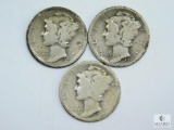 1920 P-D-S Mercury Dimes