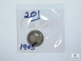 1905 Canada Dime