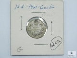 1921 Canada Dime