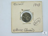 1843 Great Britain Four Pence (Gloat)