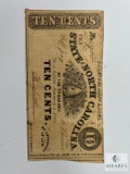 Jan. 1st 1863 North Carolina Ten Cent Note