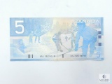 2002 Canada $5.00 Note But Printed in 2003