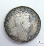 1905 Canada Silver 5 Cents, VF