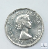 1956 Canada 5 Cents MS 64