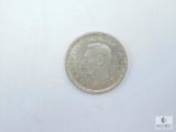 1937 AU Silver Three Pence Great Britain, 1st Year Issue For This Type