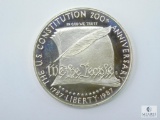 1987-S Deep Cameo Proof Constitution Commem. Silver Dollar