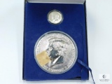 1964 Kennedy Half & 2014 50th Anniv. 1/2 Pound .999 Silver Enriched Kennedy Proof