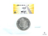 ANACS Graded 1885 Morgan Silver Dollar MS63 PL