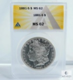 ANACS Graded 1881-S Morgan Silver Dollar MS62