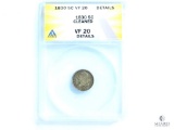 ANACS Graded 1830 Capped Bust Five-Cent Piece VF20 Details Cleaned