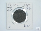 1884 (VF) Canada Large Cent
