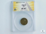 ANACS Graded 1864 CN Indian Head Cent VF25