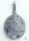 Silver Plate Love Token - Potential Hobo Jewelry